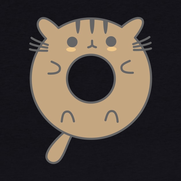 Cute Donut Cat T-Shirt by happinessinatee